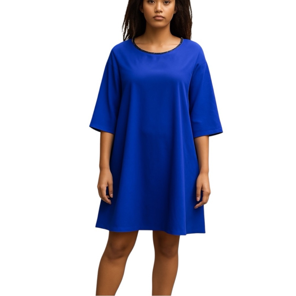 ECI New York - Royal Blue Shift Dress XS